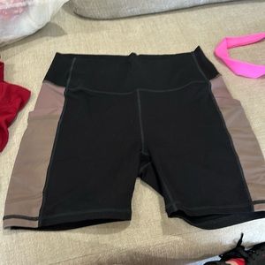 Large Fabletics biker shorts